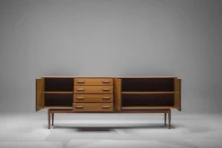Dänisches Sideboard aus Teak von Gunnar Nielsen für Tibergaard, 1960er
