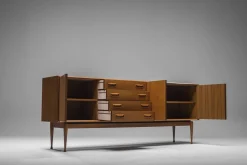 Dänisches Sideboard aus Teak von Gunnar Nielsen für Tibergaard, 1960er