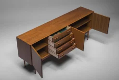 Dänisches Sideboard aus Teak von Gunnar Nielsen für Tibergaard, 1960er
