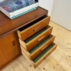Dänisches Vintage Bücherregal aus Teak, 1960