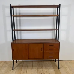 Dänisches Vintage Bücherregal aus Teak, 1960