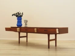 Dänisches Vintage Lowboard aus Teak, 1960er
