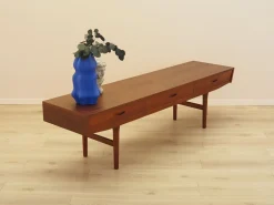 Dänisches Vintage Lowboard aus Teak, 1960er