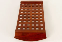 Dänisches Vintage Tablett aus Teak & Glas von Jens Quistgaard für IHQ Dansk Designs, 1960er