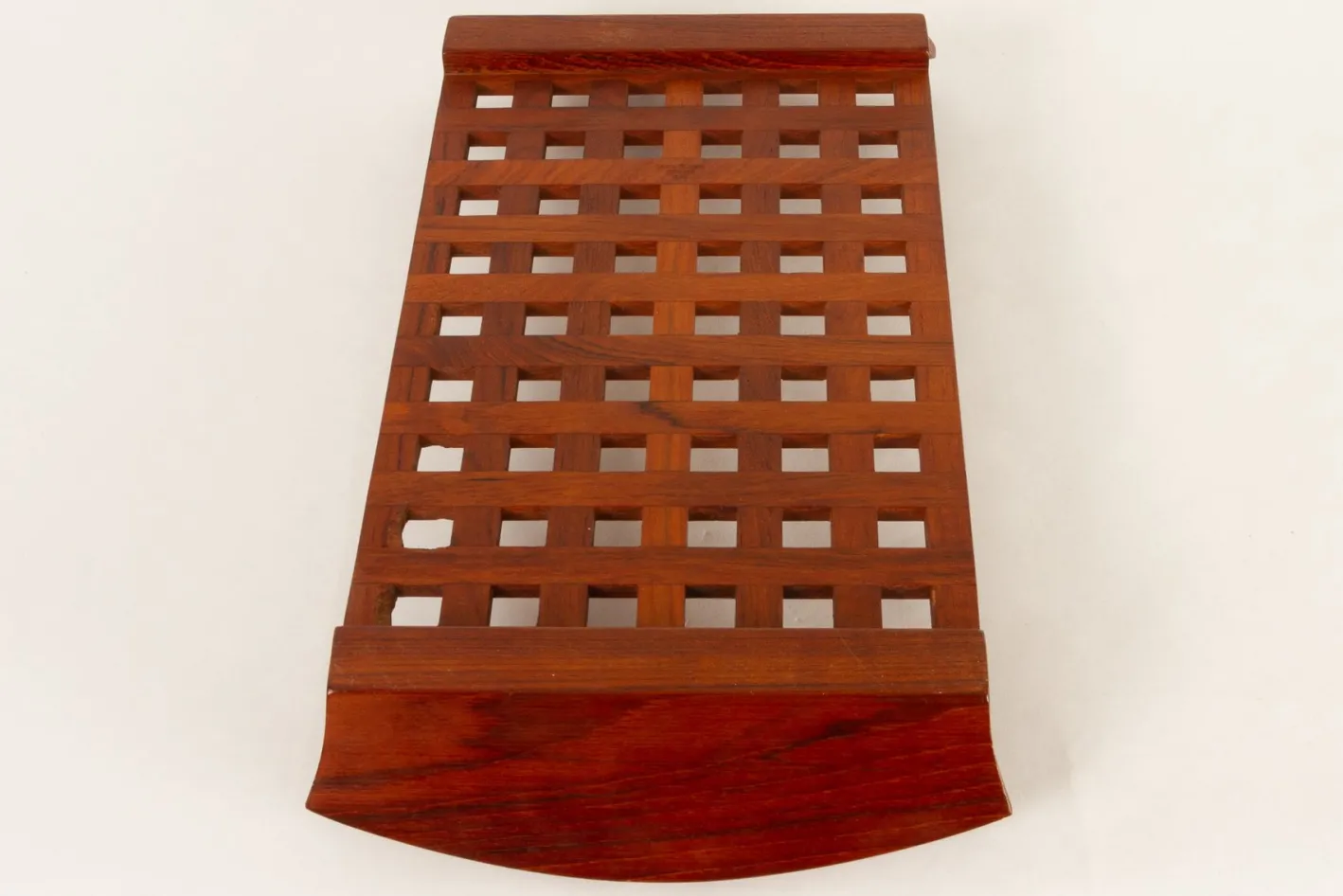 Dänisches Vintage Tablett aus Teak & Glas von Jens Quistgaard für IHQ Dansk Designs, 1960er