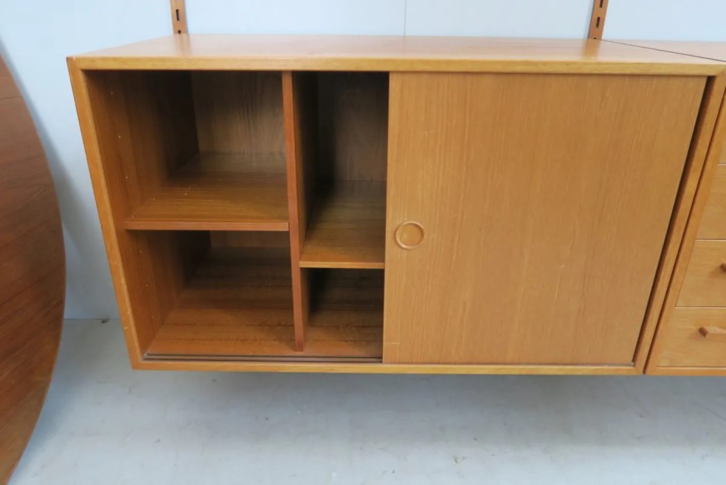 Dänisches Wandregal aus Teak von FM Møbler, 1960er