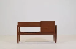 Dänische Teak Möbel mit Pflanzer von Arne Wahl Iversen für Vinde Møbelfabrik, 1961
