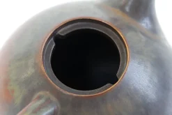 Dänische Teekanne aus glasierter Keramik von Eva Stæhr-Nielsen für Saxbo, 1950er