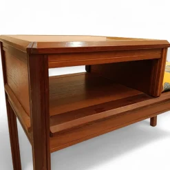 Dänische Telefonbank aus Teak, 1960er