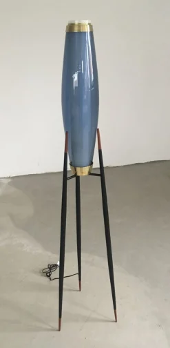 Dänische Tripod Stehlampen von Svend Aage Holm Sørensen für Holmegaard, 1950er, 2er Set