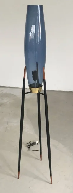 Dänische Tripod Stehlampen von Svend Aage Holm Sørensen für Holmegaard, 1950er, 2er Set