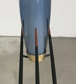 Dänische Tripod Stehlampen von Svend Aage Holm Sørensen für Holmegaard, 1950er, 2er Set
