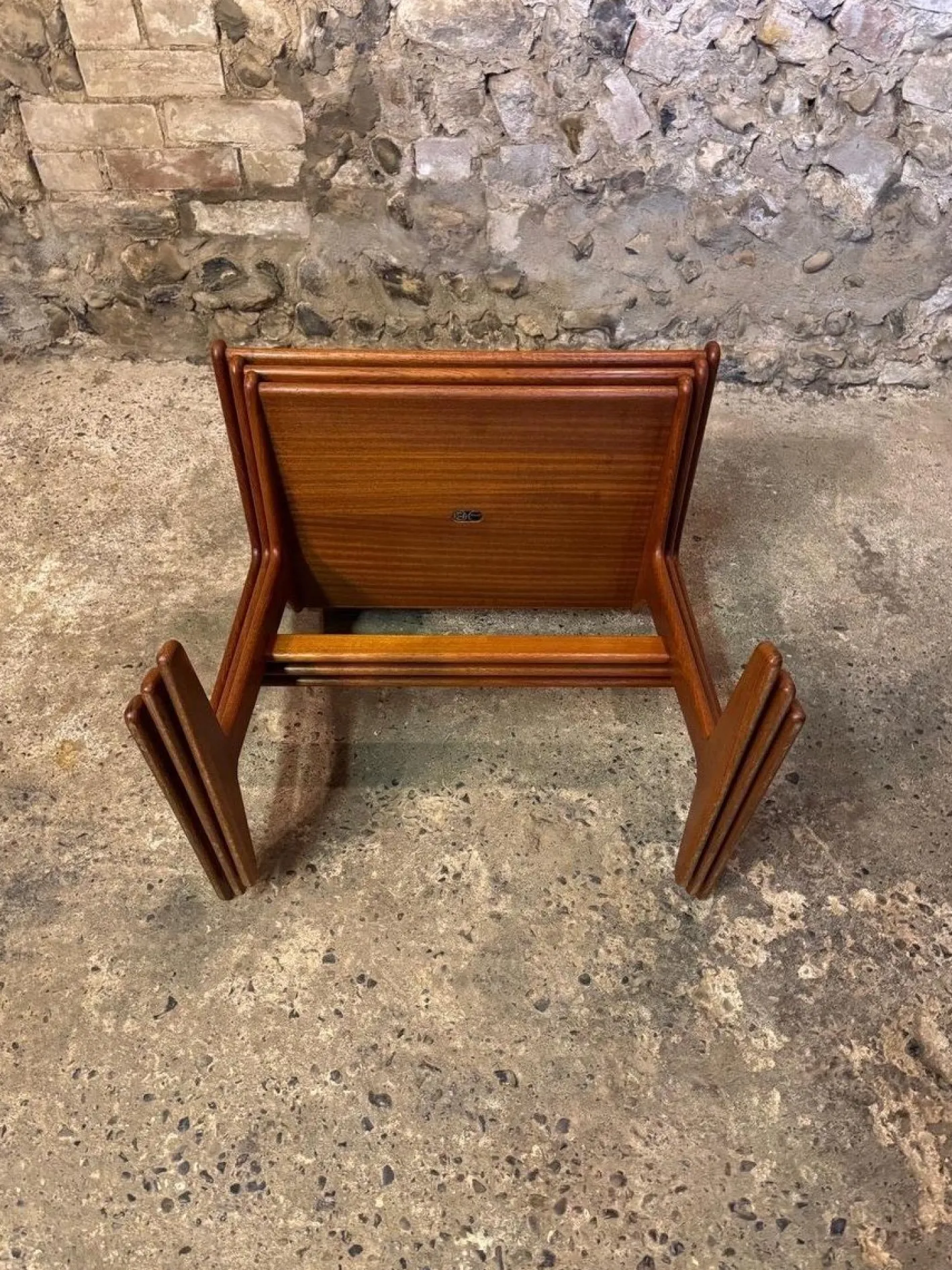 Dänische Vintage Teak Satztische von Mogens Kold, 1960, 3er Set