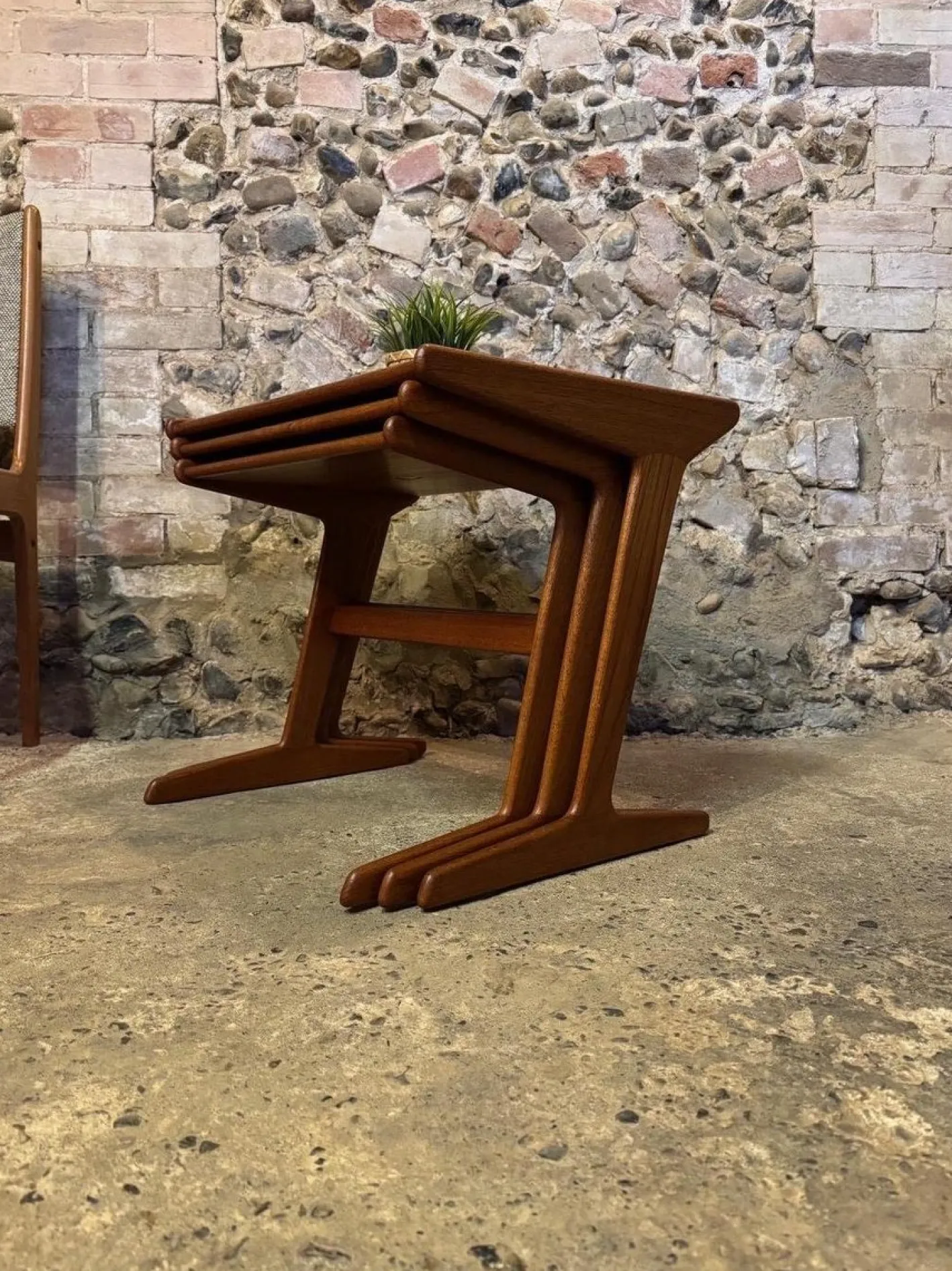 Dänische Vintage Teak Satztische von Mogens Kold, 1960, 3er Set