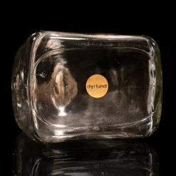 Dänische Vintage Teak Spiritus Tantalus und Glasflaschen, 3er Set