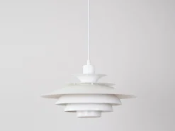 Dänische Vintage Verona Hängelampe von Kurt Wiborg für Jeka, 1980er