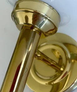 Dänische Vintage Wandleuchten aus Glas von Abo Randers, 1960er, 2er Set