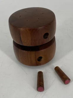 Doppelfass Salz- und Pfeffermühle von Jens Quistgaard für Dansk, 1950er, 2er Set