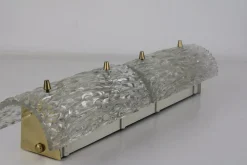 Doppelrohr Wandlampe von JT Kalmar für Kalmar, 1950er