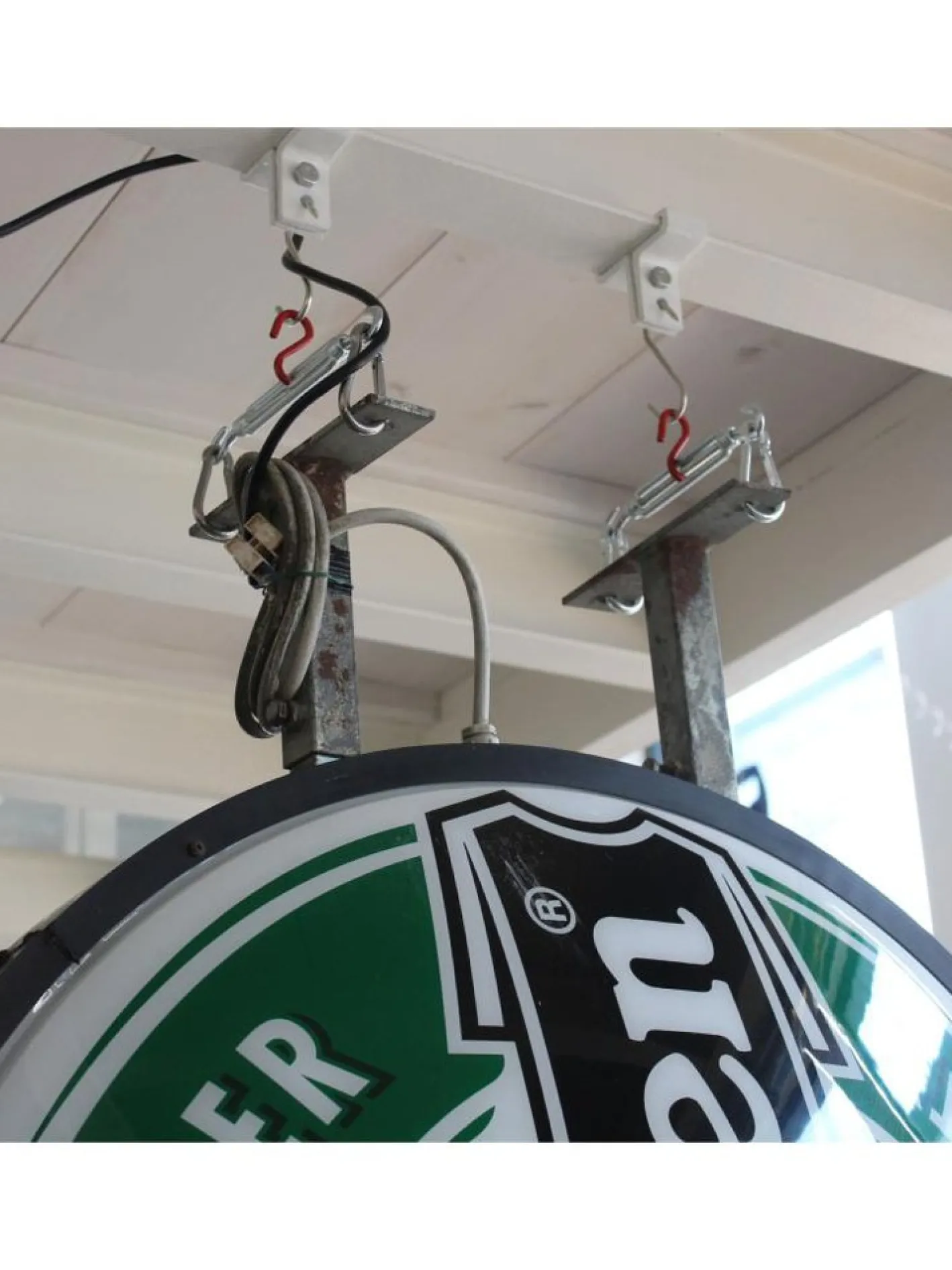 Doppelseitiges Heineken Leuchtschild, 1980er