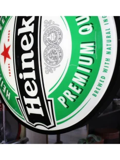 Doppelseitiges Heineken Leuchtschild, 1980er