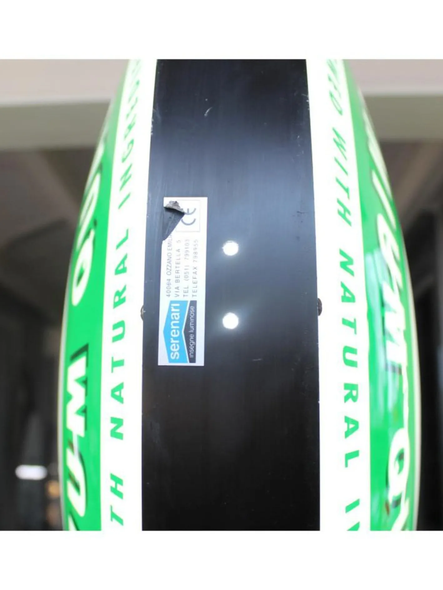 Doppelseitiges Heineken Leuchtschild, 1980er
