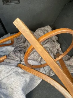 Drehbare Parrot Garderobe aus gebogenem Holz, 1970er