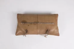 Drehbarer Sessel aus Rattan & Leder von Gerard Van Den Berg, 1970er