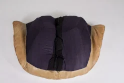 Drehbarer Sessel aus Rattan & Leder von Gerard Van Den Berg, 1970er