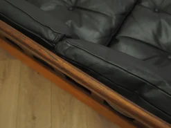 Drei-Sitzer Sofa aus Palisander und Leder von Gunnar Myrstrand für Källemo, 1960er