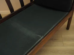 Drei-Sitzer Sofa aus Palisander und Leder von Gunnar Myrstrand für Källemo, 1960er