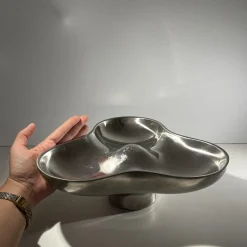 Dreiteilige Schale aus Edelstahl von Karim Rashid für Georg Jensen, Dänemark, 1970er