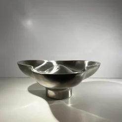 Dreiteilige Schale aus Edelstahl von Karim Rashid für Georg Jensen, Dänemark, 1970er