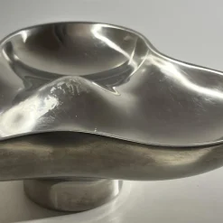 Dreiteilige Schale aus Edelstahl von Karim Rashid für Georg Jensen, Dänemark, 1970er