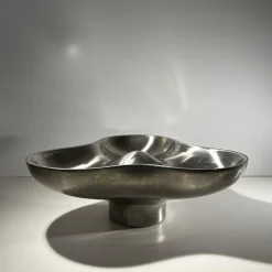 Dreiteilige Schale aus Edelstahl von Karim Rashid für Georg Jensen, Dänemark, 1970er