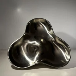 Dreiteilige Schale aus Edelstahl von Karim Rashid für Georg Jensen, Dänemark, 1970er