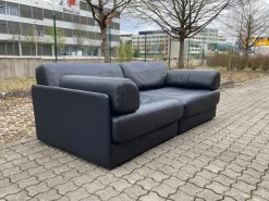 DS 76 Ledersofa von de Sede, 2er Set