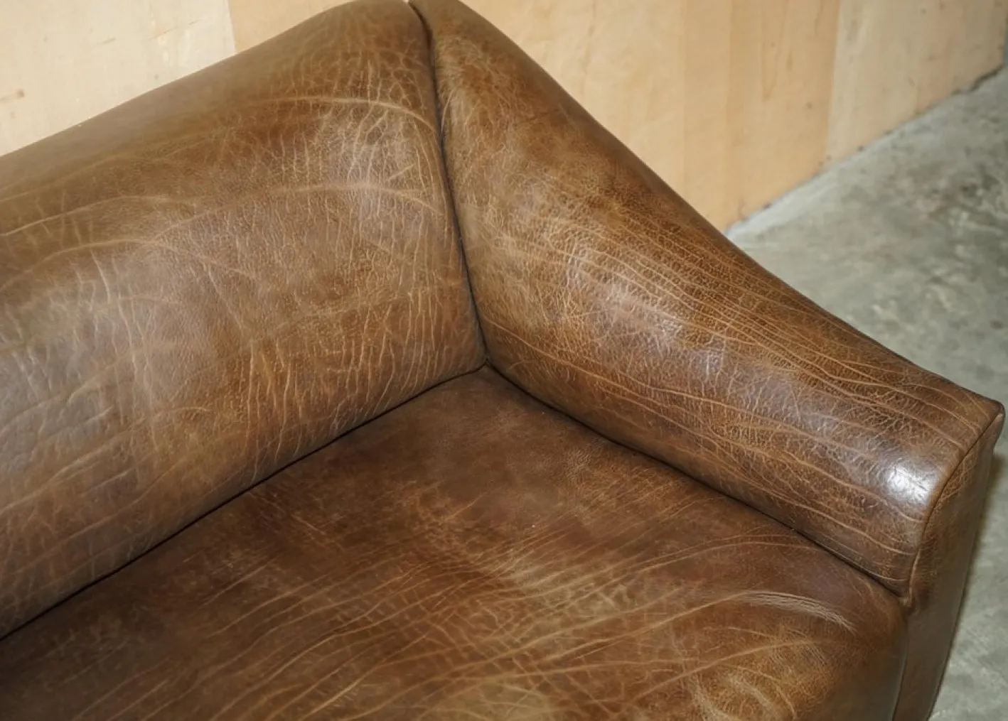 DS47 Sofa aus Büffelleder von De Sede, 1960er