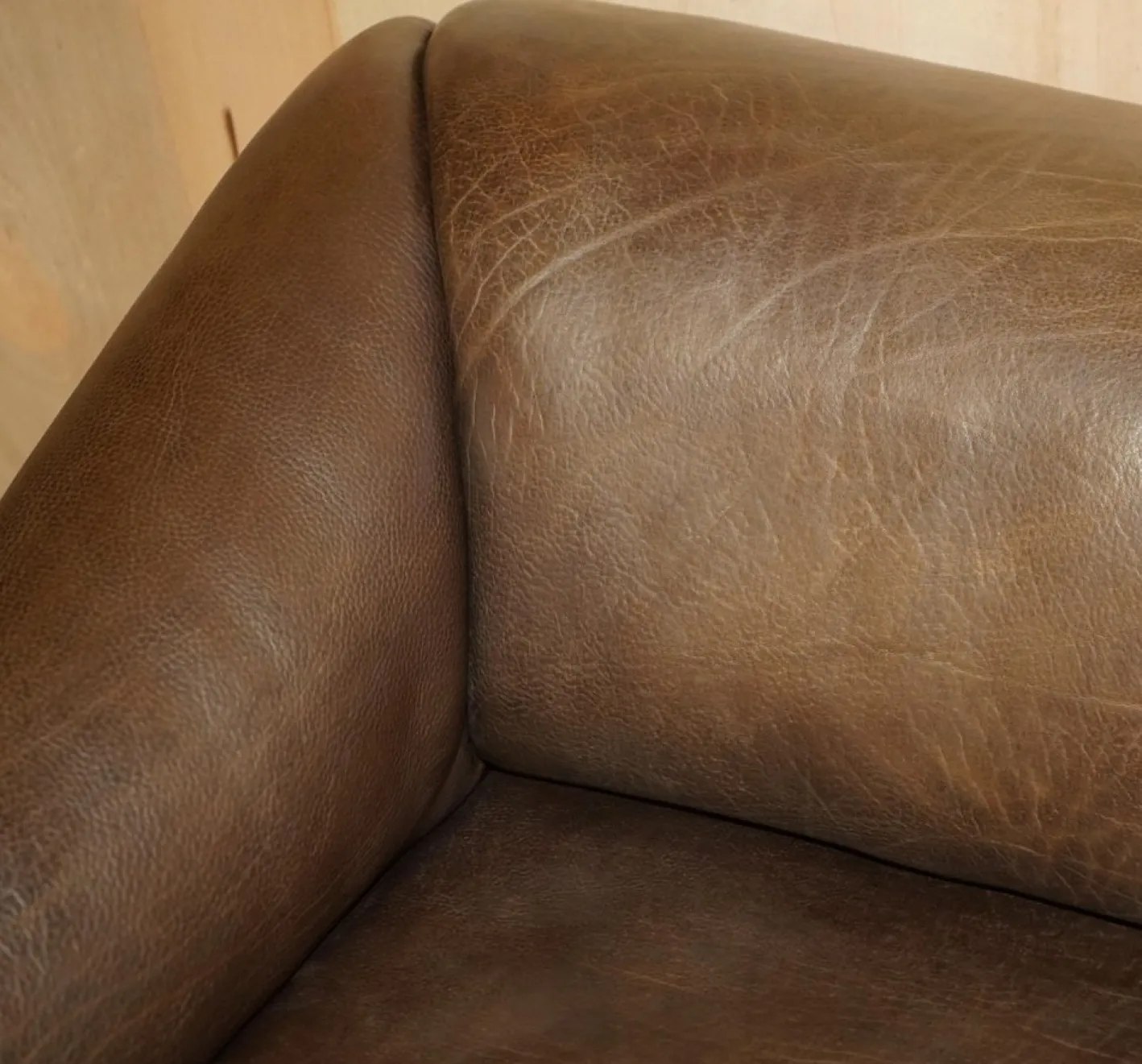DS47 Sofa aus Büffelleder von De Sede, 1960er