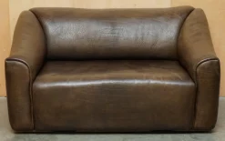 DS47 Sofa aus Büffelleder von De Sede, 1960er