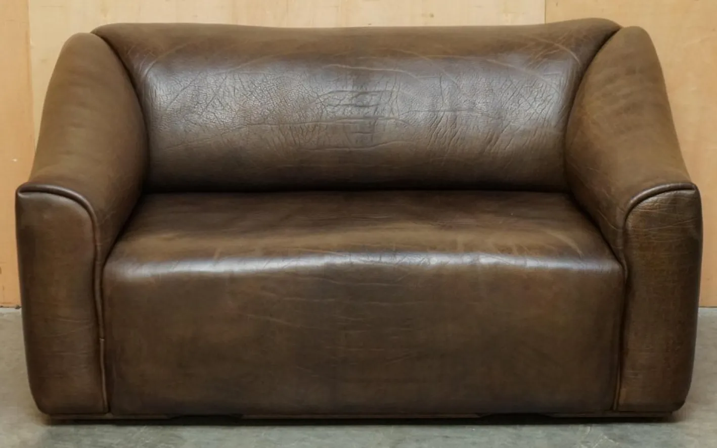 DS47 Sofa aus Büffelleder von De Sede, 1960er