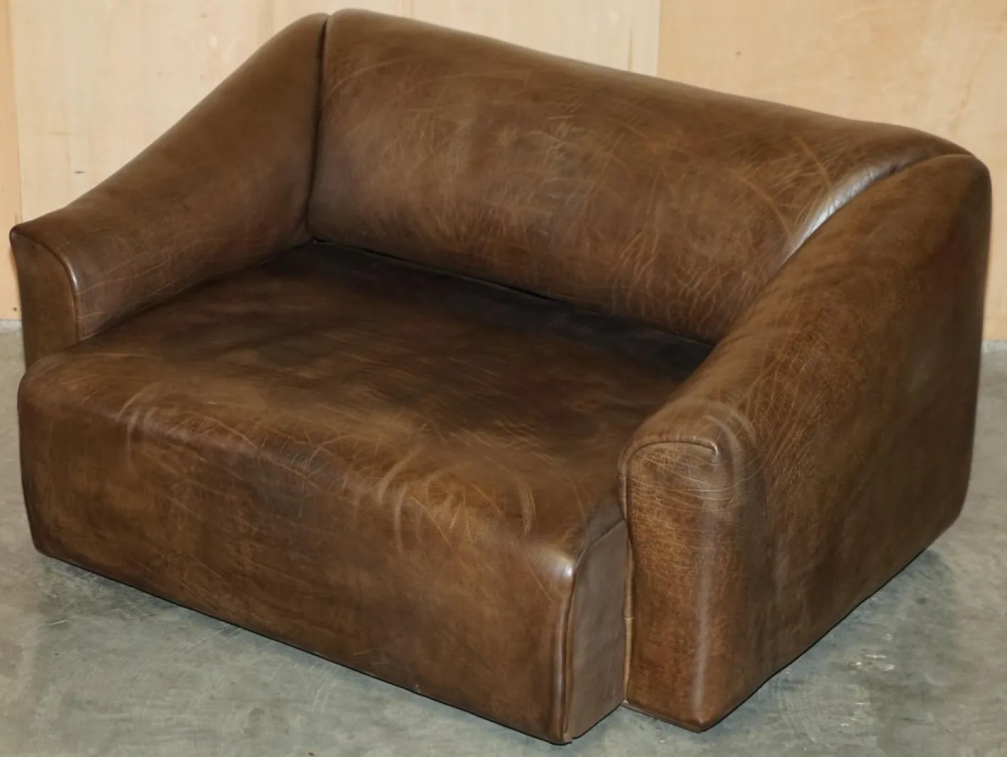 DS47 Sofa aus Büffelleder von De Sede, 1960er