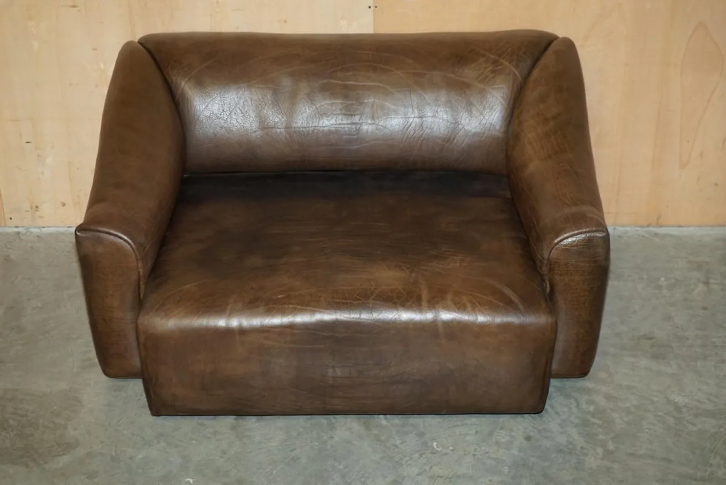 DS47 Sofa aus Büffelleder von De Sede, 1960er