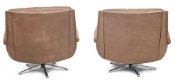 DS 31 Sofa & Drehsessel aus Leder von de Sede, 1960er, 3er Set
