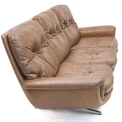 DS 31 Sofa & Drehsessel aus Leder von de Sede, 1960er, 3er Set