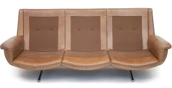 DS 31 Sofa & Drehsessel aus Leder von de Sede, 1960er, 3er Set