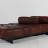 DS 80 Tagesbett aus Patchwork Anilinleder mit Holzrahmen von de Sede, 1969