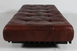 DS 80 Tagesbett aus Patchwork Anilinleder mit Holzrahmen von de Sede, 1969