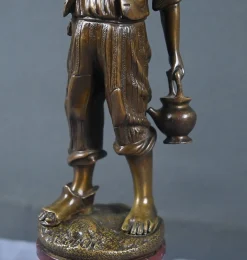 Dubois, der kleine Wasserträger aus Bronze, spätes 19. Jh