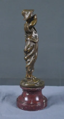 Dubois, der kleine Wasserträger aus Bronze, spätes 19. Jh